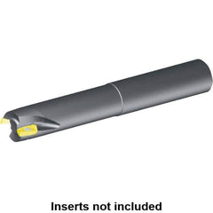 Kennametal - 25mm Cut Diam, 17.9mm Max Depth of Cut, 25mm Shank Diam, 150mm OAL, Indexable Square Shoulder Helical End Mill - EDCT 1805.. Inserts, Cylindrical Shank, 90° Lead Angle, Through Coolant, Series Mill 1-18 - USA Tool & Supply