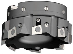 Kennametal - 2 Inserts, 1-1/2" Cut Diam, 1/2" Arbor Diam, 0.394" Max Depth of Cut, Indexable Square-Shoulder Face Mill - 0/90° Lead Angle, 1.57" High, BGHX 15L5... Insert Compatibility, Through Coolant, Series Fix-Perfect - USA Tool & Supply