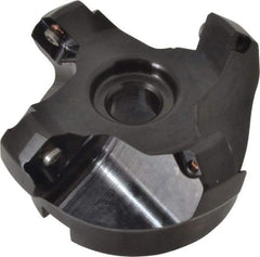 Kennametal - 62.99mm Cut Diam, 1" Arbor Hole, 6.6mm Max Depth of Cut, 45° Indexable Chamfer & Angle Face Mill - 4 Inserts, SEKT 1404... Insert, Right Hand Cut, 4 Flutes, Series KSSM - USA Tool & Supply