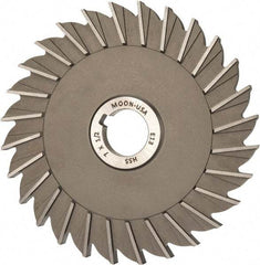 Made in USA - 7" Diam x 1/2" Width of Cut, 28 Teeth, High Speed Steel Side Milling Cutter - Straight Teeth, Uncoated - USA Tool & Supply