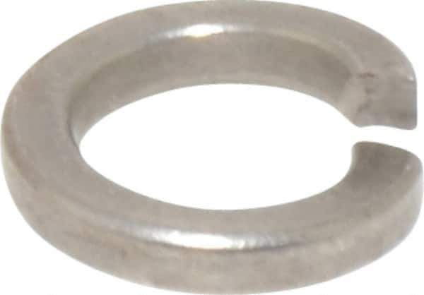 Value Collection - M5, 5.1mm ID, 1.6mm Thick High Collar Split Lock Washer - 18-8 Austenitic Grade A2 Stainless Steel, Uncoated, 5.1mm Min ID, 5.4mm Max ID, 8.8mm Max OD - USA Tool & Supply
