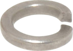 Value Collection - M5, 5.1mm ID, 1.6mm Thick High Collar Split Lock Washer - 18-8 Austenitic Grade A2 Stainless Steel, Uncoated, 5.1mm Min ID, 5.4mm Max ID, 8.8mm Max OD - USA Tool & Supply