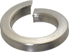 Value Collection - M8, 8.1mm ID, 2mm Thick High Collar Split Lock Washer - 18-8 Austenitic Grade A2 Stainless Steel, Uncoated, 8.1mm Min ID, 8.5mm Max ID, 12.7mm Max OD - USA Tool & Supply