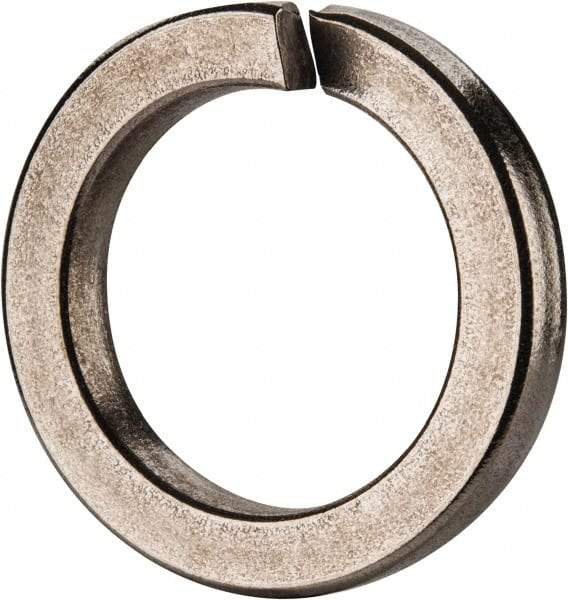 Value Collection - M16, 16.2mm ID, 3.5mm Thick High Collar Split Lock Washer - 18-8 Austenitic Grade A2 Stainless Steel, Uncoated, 16.2mm Min ID, 17mm Max ID, 24.4mm Max OD - USA Tool & Supply