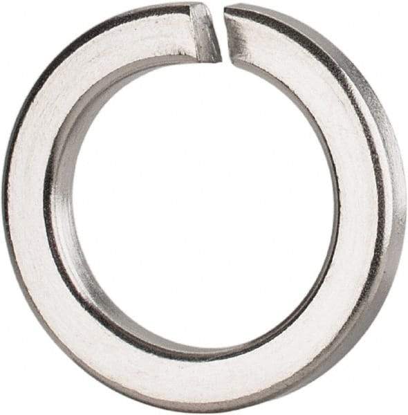 Value Collection - M20, 20.2mm ID, 4.5mm Thick High Collar Split Lock Washer - 18-8 Austenitic Grade A2 Stainless Steel, Uncoated, 20.2mm Min ID, 21.2mm Max ID, 30.6mm Max OD - USA Tool & Supply