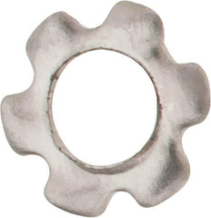 Value Collection - M2 Screw, 2.2mm ID, Stainless Steel External Tooth Lock Washer - 4.5mm OD, Uncoated, Grade 18-8 & Austenitic A2 - USA Tool & Supply