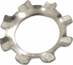 Value Collection - M8 Screw, 8.4mm ID, Stainless Steel External Tooth Lock Washer - 15mm OD, Uncoated, Grade 18-8 & Austenitic A2 - USA Tool & Supply