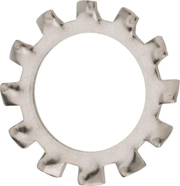 Value Collection - M18 Screw, 21mm ID, Stainless Steel External Tooth Lock Washer - 33mm OD, Uncoated, Grade 18-8 & Austenitic A2 - USA Tool & Supply