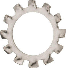 Value Collection - M18 Screw, 21mm ID, Stainless Steel External Tooth Lock Washer - 33mm OD, Uncoated, Grade 18-8 & Austenitic A2 - USA Tool & Supply