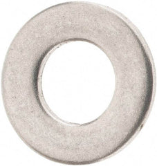 Value Collection - M4 Screw, Grade 316 Stainless Steel Standard Flat Washer - 4.3mm ID x 9mm OD, Plain Finish - USA Tool & Supply