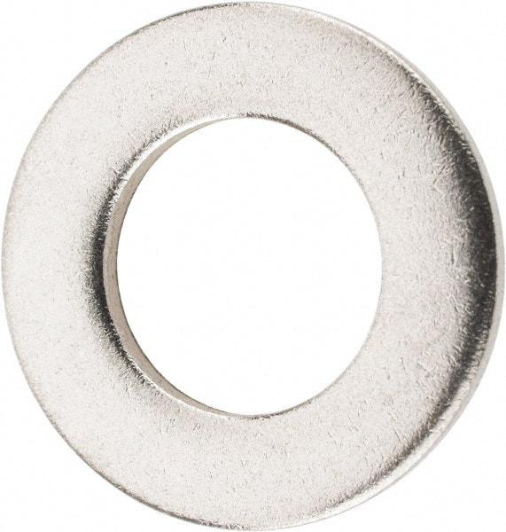 Value Collection - M12 Screw, Grade 316 Stainless Steel Standard Flat Washer - 13mm ID x 24mm OD, Plain Finish - USA Tool & Supply