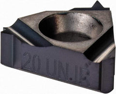 Iscar - 11IR Internal Right Hand 20 UN Laydown Threading Insert - Grade IC908, TiN/TiAlN Coated Carbide, 6.35mm Inscribed Circle - USA Tool & Supply