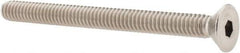 Value Collection - 1/4-20 UNC Hex Socket Drive, 82° Flat Screw - Grade 316 Stainless Steel, 3" OAL - USA Tool & Supply