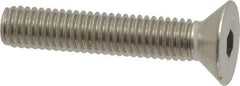 Value Collection - 3/8-16 UNC Hex Socket Drive, 82° Flat Screw - Grade 316 Stainless Steel, Fully Threaded, 2" OAL - USA Tool & Supply