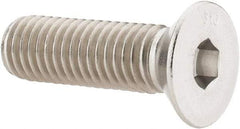 Value Collection - 1/2-13 UNC Hex Socket Drive, 82° Flat Screw - Grade 316 Stainless Steel, 1-3/4" OAL - USA Tool & Supply