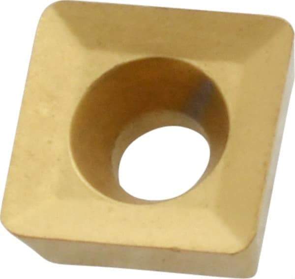 Interstate - SPEH2.522 Grade ICP55M Carbide Milling Insert - TiN/TiC/TiCN/TiN Finish, 1/8" Thick, 5/16" Inscribed Circle, 1/32" Corner Radius - USA Tool & Supply