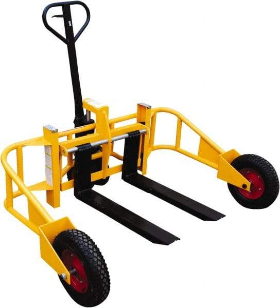 Vestil - 2,000 Lb Capacity, 9" Lift Industrial Pallet Truck - 3" Min Lift Height, 32" Fork Length x 4" Fork Width, 63-3/4" Overall Width - USA Tool & Supply