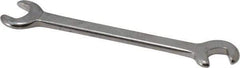 Blackhawk by Proto - 5/16" x 9/32" Standard Ignition Open End Wrench - 3-1/2" OAL, Double End, Satin Finish, 15° & 60° Head Angle - USA Tool & Supply