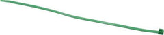 Made in USA - 11-1/4" Long Green Nylon Standard Cable Tie - 50 Lb Tensile Strength, 1.32mm Thick, 2" Max Bundle Diam - USA Tool & Supply