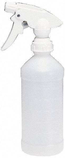 Ability One - 32 oz Spray Bottles with Triggers - White - USA Tool & Supply