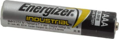 Ability One - Size AAA, Alkaline, Standard Battery - 1.5 Volts, Button Tab Terminal - USA Tool & Supply