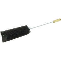 Radiator Brush, Twisted-in-wire Wood Handle, Black Horsehair Fill - USA Tool & Supply