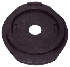 PRO-SAFE - Rubber Standard Channelizer Base - 25 Lb, Black - USA Tool & Supply