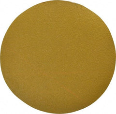 Made in USA - 6" Diam, 80 Grit, Aluminum Oxide Hook & Loop Disc - Medium Grade, Coated, C Weight Paper Backing, - USA Tool & Supply