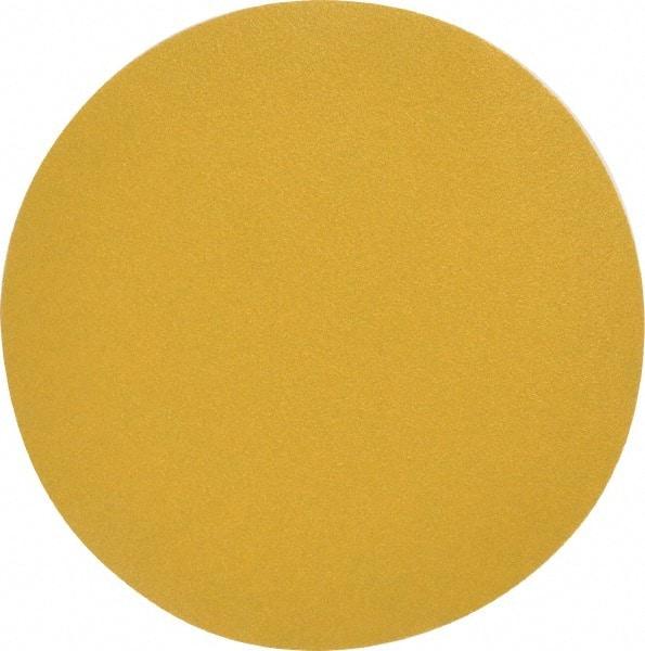 Made in USA - 6" Diam, 100 Grit, Aluminum Oxide Hook & Loop Disc - Fine Grade, Coated, C Weight Paper Backing, - USA Tool & Supply