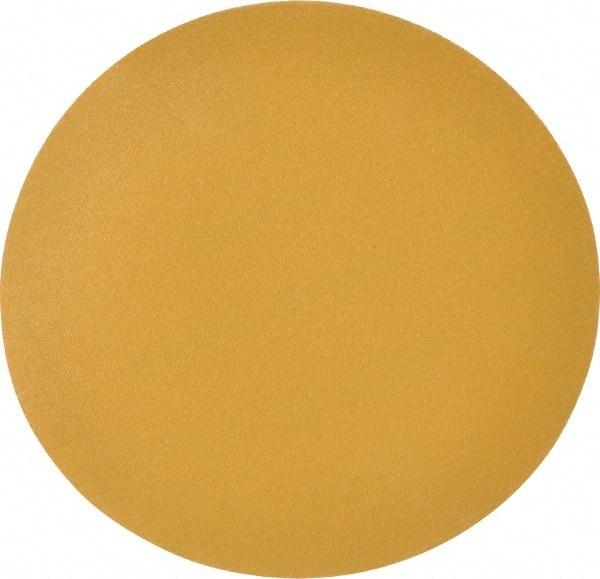 Made in USA - 6" Diam, 150 Grit, Aluminum Oxide Hook & Loop Disc - Very Fine Grade, Coated, C Weight Paper Backing, - USA Tool & Supply
