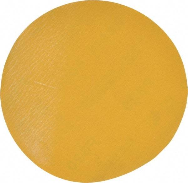 Made in USA - 6" Diam, 320 Grit, Aluminum Oxide Hook & Loop Disc - Extra Fine Grade, Coated, C Weight Paper Backing, - USA Tool & Supply