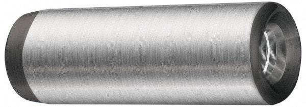Jergens - 1/4" Diam x 2" Pin Length Alloy Steel Pull Out Dowel Pin - C 47-58 & C 60-64 (Surface) Hardness, 1 Beveled & 1 Threaded End - USA Tool & Supply