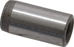 Jergens - 1/4" Diam x 1/2" Pin Length Alloy Steel Pull Out Dowel Pin - C 47-58 & C 60-64 (Surface) Hardness, 1 Beveled & 1 Threaded End - USA Tool & Supply