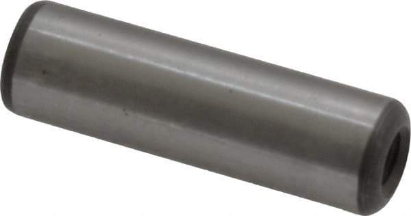 Jergens - 3/8" Diam x 1-1/4" Pin Length Alloy Steel Pull Out Dowel Pin - C 47-58 & C 60-64 (Surface) Hardness, 1 Beveled & 1 Threaded End - USA Tool & Supply