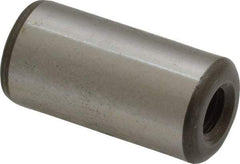 Jergens - 1/2" Diam x 1" Pin Length Alloy Steel Pull Out Dowel Pin - C 47-58 & C 60-64 (Surface) Hardness, 1 Beveled & 1 Threaded End - USA Tool & Supply