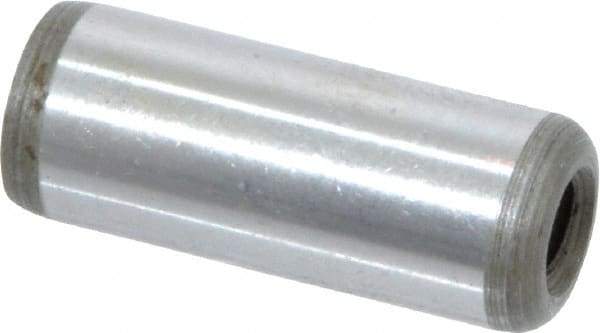 Jergens - 1/2" Diam x 1-1/4" Pin Length Alloy Steel Pull Out Dowel Pin - C 47-58 & C 60-64 (Surface) Hardness, 1 Beveled & 1 Threaded End - USA Tool & Supply