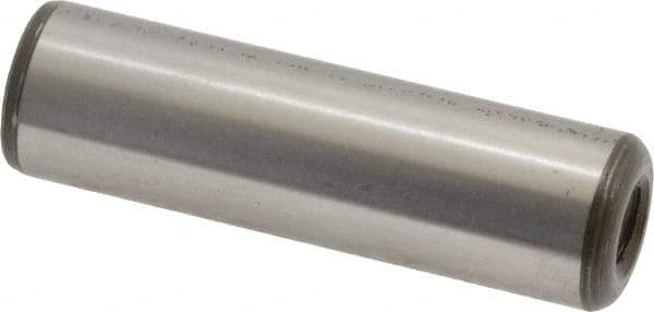 Jergens - 1/2" Diam x 1-3/4" Pin Length Alloy Steel Pull Out Dowel Pin - C 47-58 & C 60-64 (Surface) Hardness, 1 Beveled & 1 Threaded End - USA Tool & Supply