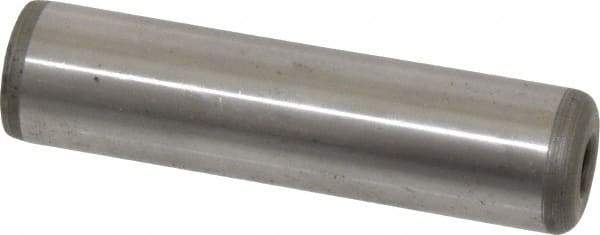 Jergens - 3/4" Diam x 2-1/2" Pin Length Alloy Steel Pull Out Dowel Pin - C 47-58 & C 60-64 (Surface) Hardness, 1 Beveled & 1 Threaded End - USA Tool & Supply