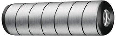 Jergens - 1/2" Diam x 3" Pin Length Alloy Steel Grooved Dowel Pin - C 47-58 & C 60-64 (Surface) Hardness, 1 Beveled & 1 Threaded End - USA Tool & Supply