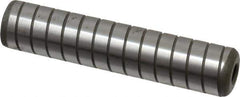 Jergens - 5/8" Diam x 3" Pin Length Alloy Steel Grooved Dowel Pin - C 47-58 & C 60-64 (Surface) Hardness, 1 Beveled & 1 Threaded End - USA Tool & Supply