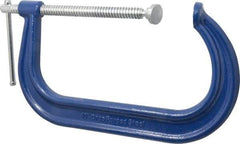 Gibraltar - Regular-Duty 10" Max Opening, 6" Throat Depth, Forged Steel Standard C-Clamp - 8,000 Lb Capacity, 2" Min Opening, Deep Throat - USA Tool & Supply