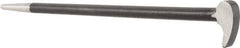 Value Collection - 12" OAL Rolling Head Pry Bar - 7/16" Wide, Chrome Vanadium - USA Tool & Supply