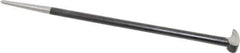 Value Collection - 16" OAL Rolling Head Pry Bar - 1/2" Wide, Chrome Vanadium - USA Tool & Supply