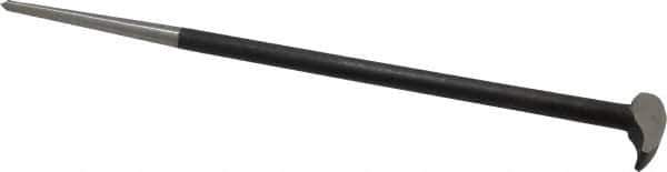 Value Collection - 20" OAL Rolling Head Pry Bar - 5/8" Wide, Chrome Vanadium - USA Tool & Supply