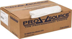 PRO-SOURCE - 0.31 mil Thick, Household/Office Trash Bags - 30" Wide x 36" High, Clear - USA Tool & Supply