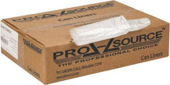 PRO-SOURCE - 0.39 mil Thick, Household/Office Trash Bags - 40" Wide x 46" High, Clear - USA Tool & Supply