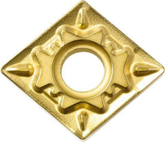 Kyocera - CNMG431 HQ Grade CA5525 Carbide Turning Insert - TiCN/Al2O3/TiN Finish, 80° Diamond, 1/2" Inscr Circle, 3/16" Thick, 1/64" Corner Radius - USA Tool & Supply