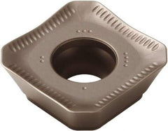 Seco - SEMX1505 ME15 Grade T350M Carbide Milling Insert - TiCN/Al2O3 Finish, 0.219" Thick, 5/8" Inscribed Circle - USA Tool & Supply