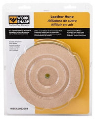 Work Sharp - 6 Inch Outside Diameter Leather Hone Kit - Work Sharp 3000 Machine Compatible - USA Tool & Supply