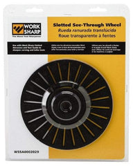 Work Sharp - 6 Inch Outside Diameter Slotted Wheel - Work Sharp 3000 Machine Compatible - USA Tool & Supply